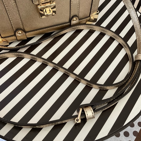 Like New Henri Bendel West 57th Mini Trunk Clutch - Picture 13 of 16